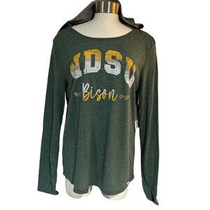 NCAA NDSU Bison Colosseum Hoodie Logo Shirt  Womens New